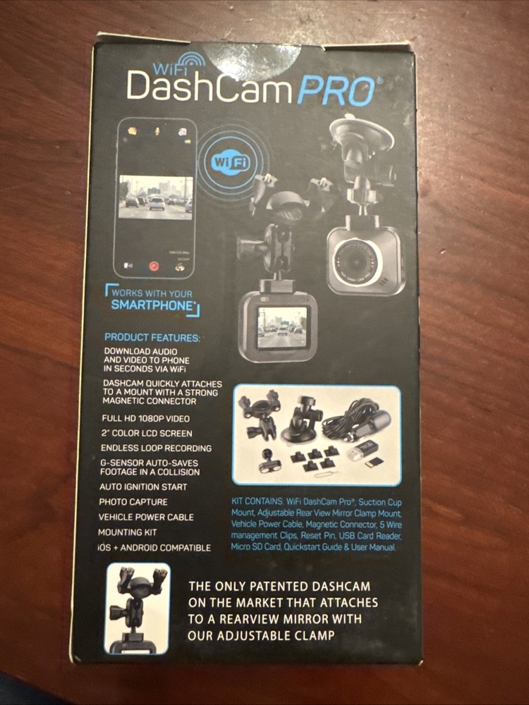 Dash Cam PRO Portable HD Video & Audio Recorder