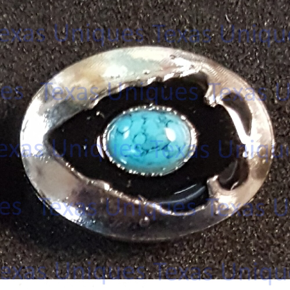 Mini Arrowhead Turquoise Concho CON412-E