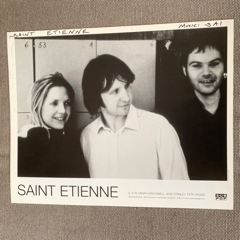 Saint Etienne Press Photo 8x10”. See Description.
