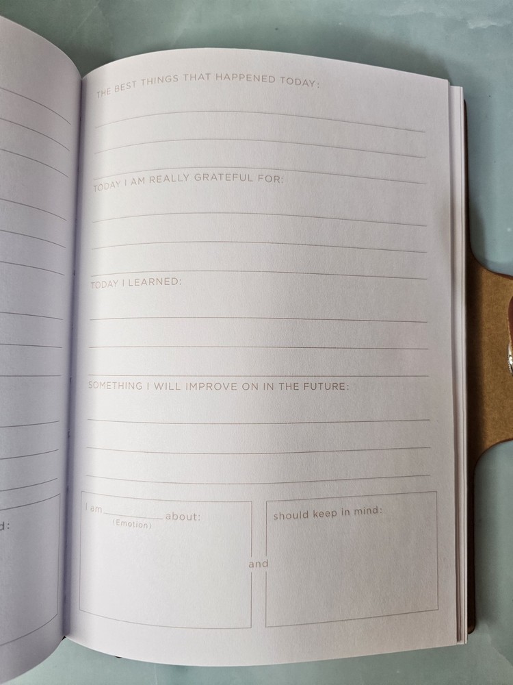 Modern Expressions Guided Journal Notebook