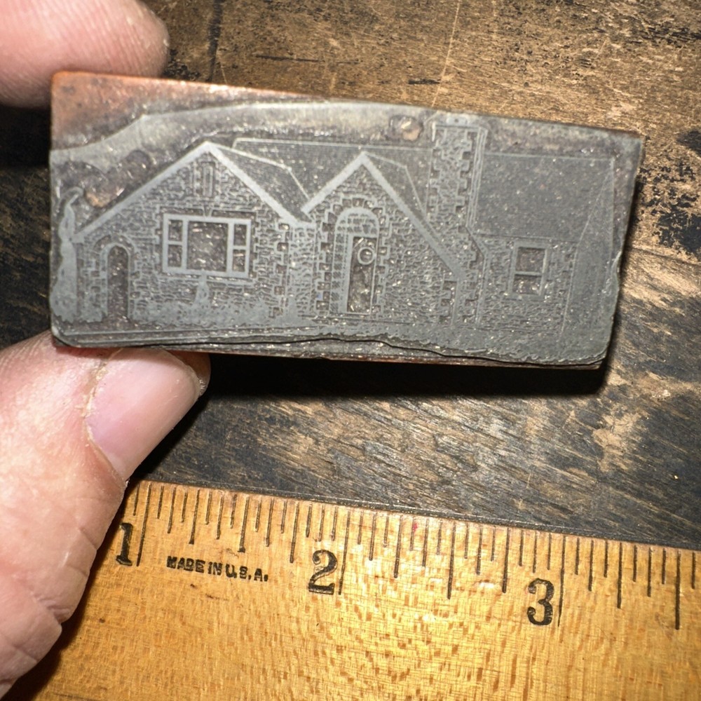 Printing Block ( Beautiful House, Exterior View ) Nice Image!