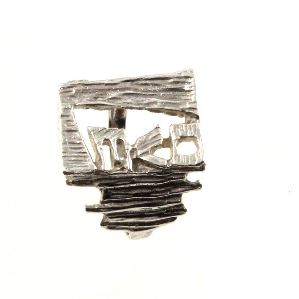 Sterling Silver Handmade Love Solitaire Ring