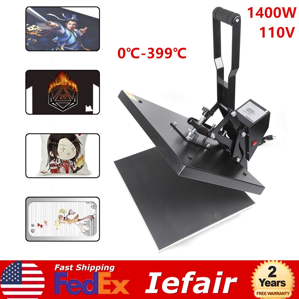 NEW Auto Open Clamshell Heat Press Machine w/ 16''x20''
