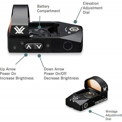 Vortex Venom Red Dot Sight 3 MOA VMD-3103 Reticle