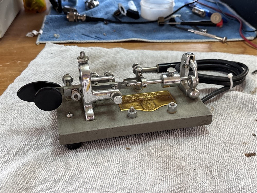 Vibroplex Key Telegraph Morse Code Ham Radio