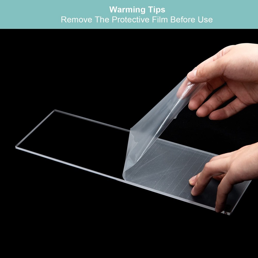 BYCY 2 Pack 2-Tier Clear Acrylic Display Stand 2 Tier - 2 Pack,