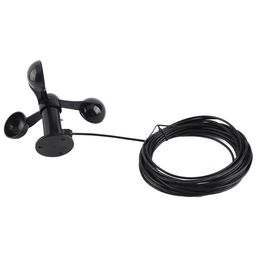 Anemometer Sensor Wind Speeds Cup With 8M Water Resistant Cable 4cm Mounting NY