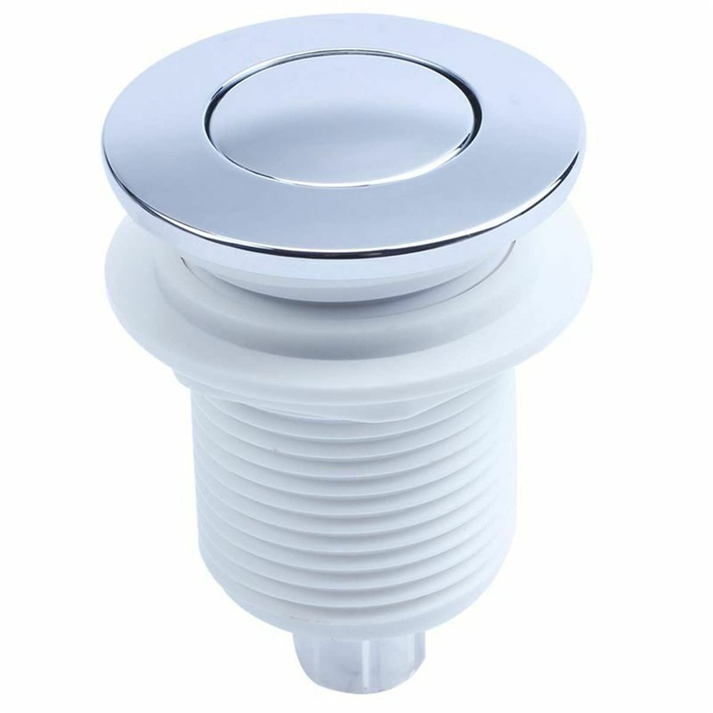 16A on off Push Button Switch Jetted Whirlpool Jet for Bath Tub Spa Garbage (Bla