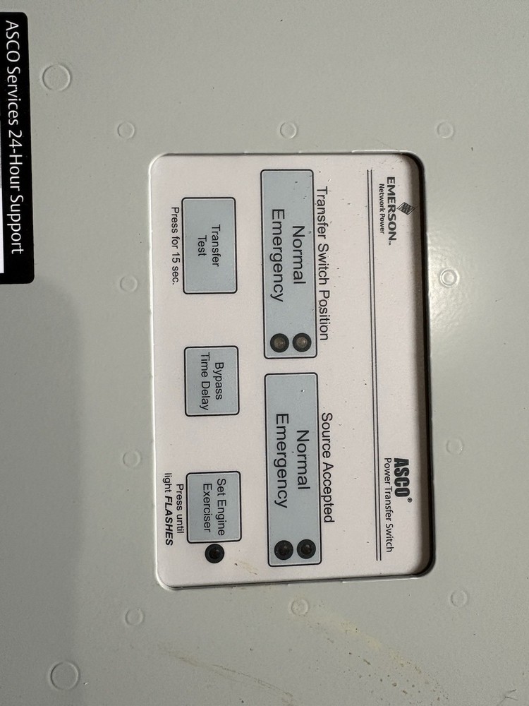 ASCO Automatic Transfer Switch 70A Model D00300B03007TXF MPN D00300B03007TXF