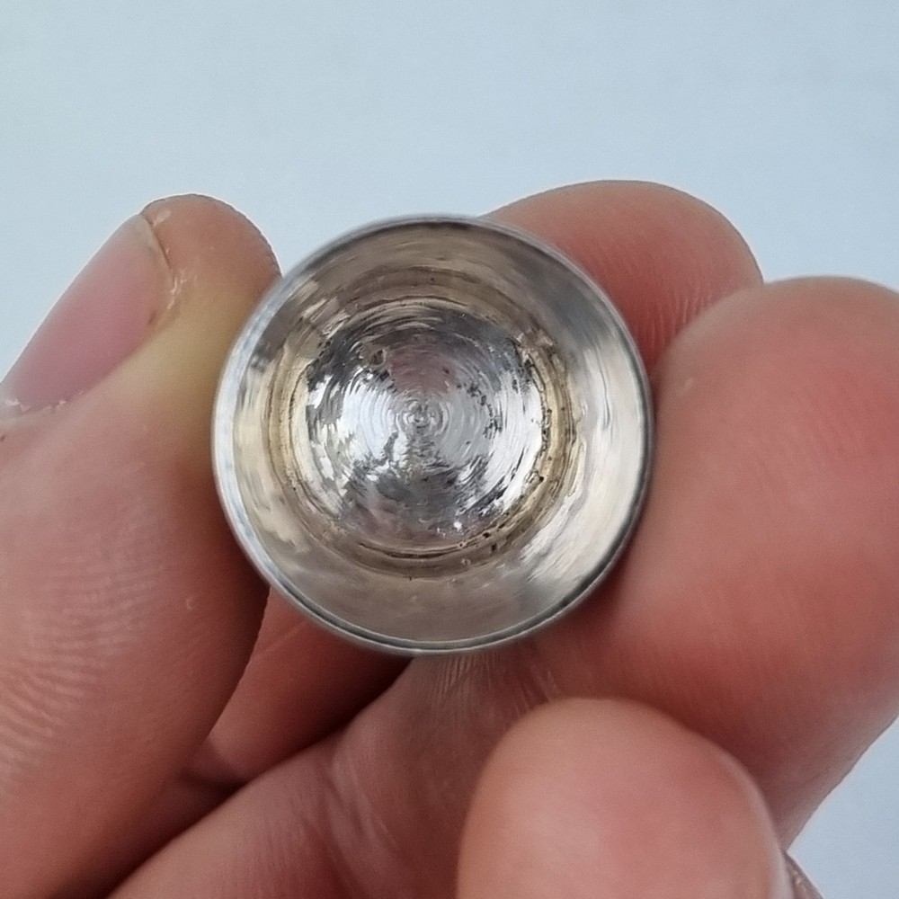 Vintage Solid Silver Thimble Birmingham 1973 James Swann & Sons