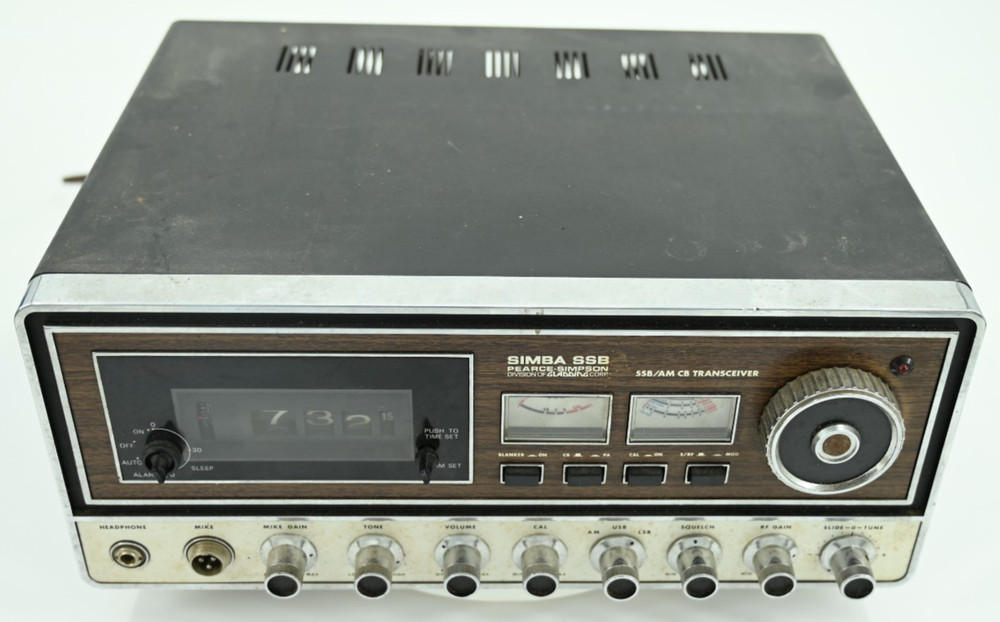 Vintage Pierce Simpson Simba SSB CB Transceiver Transmitter Untested