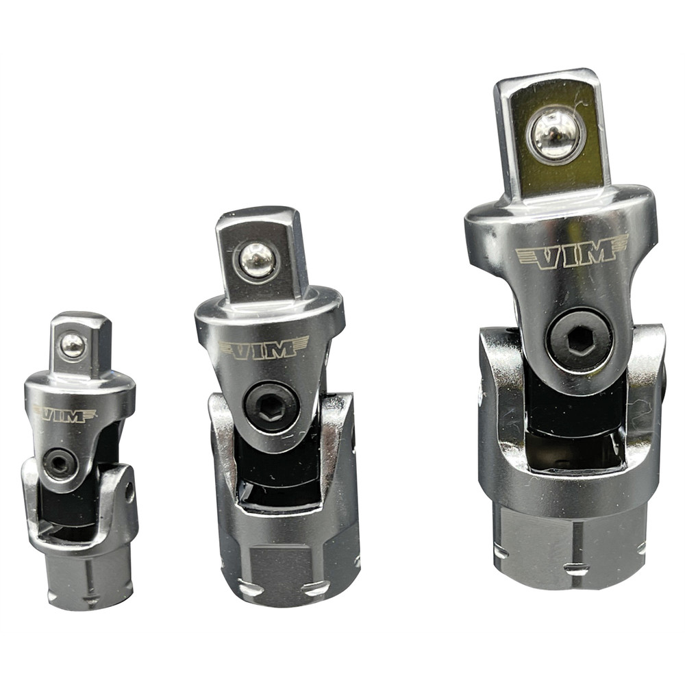 VIM Tools 3 Piece Firm Flex Dual Drive UJ Adapter Set