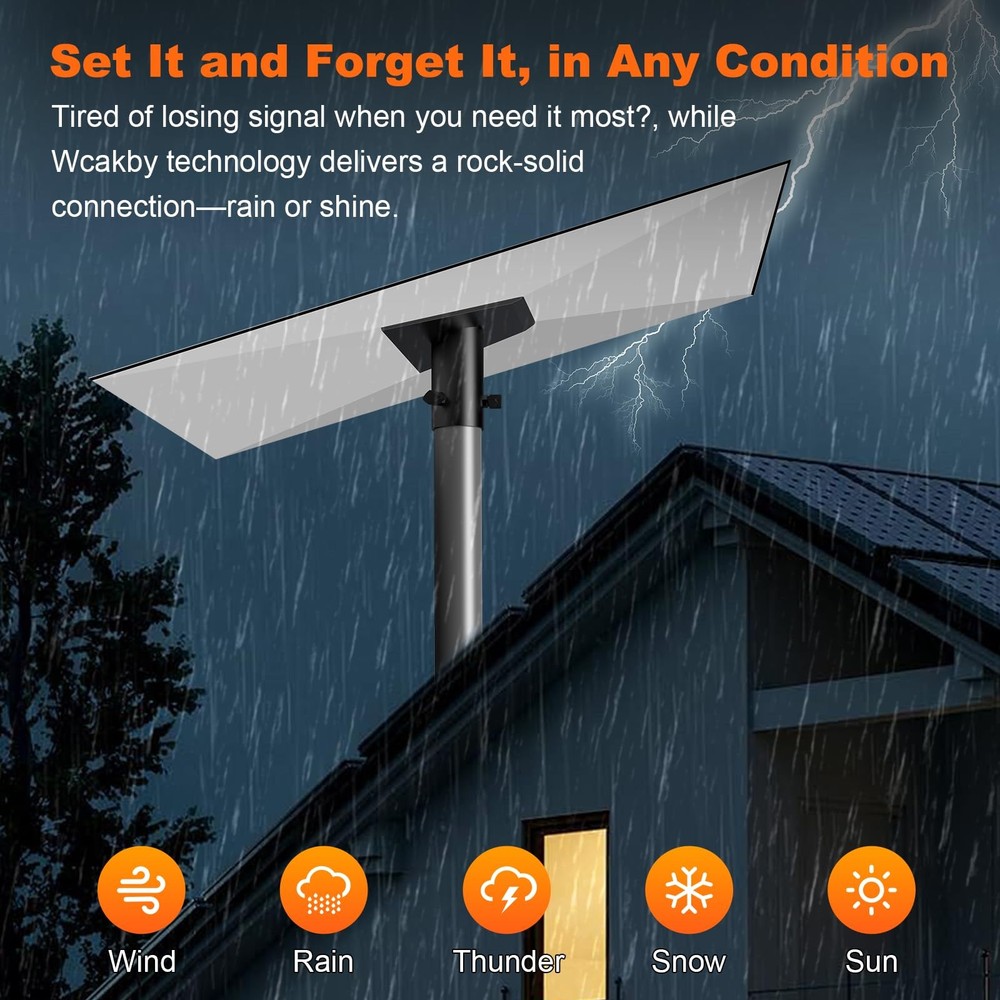 Starlink Gen 3 Mount, Fixed Position Pole Mount Adapter Bracket for Starlink ...