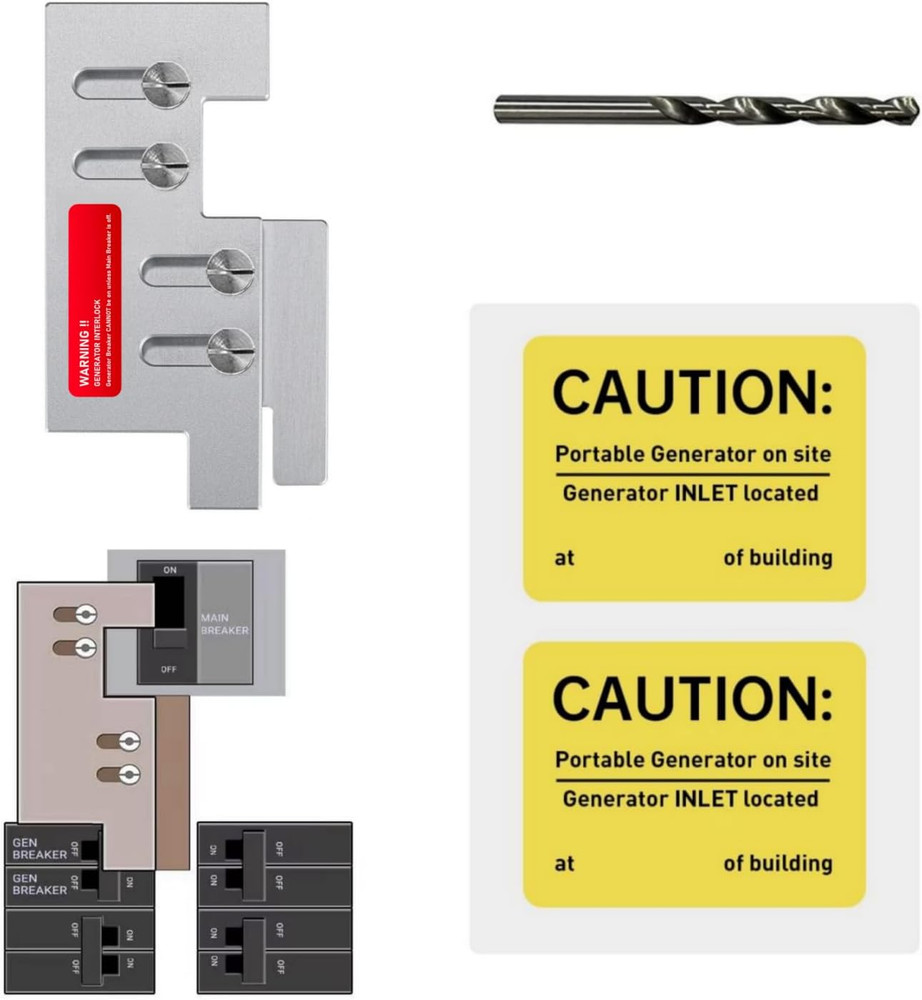 Generator Interlock Kit Compatible with Eaton Cutler Hammer Vertical Throw 150 o