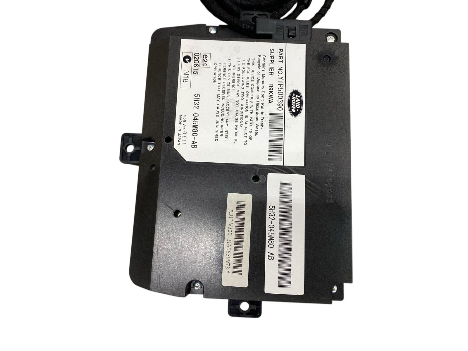 2011 Aston Martin Rapide Driver & Passenger Seat Display Screen Set 5H32045M80AB