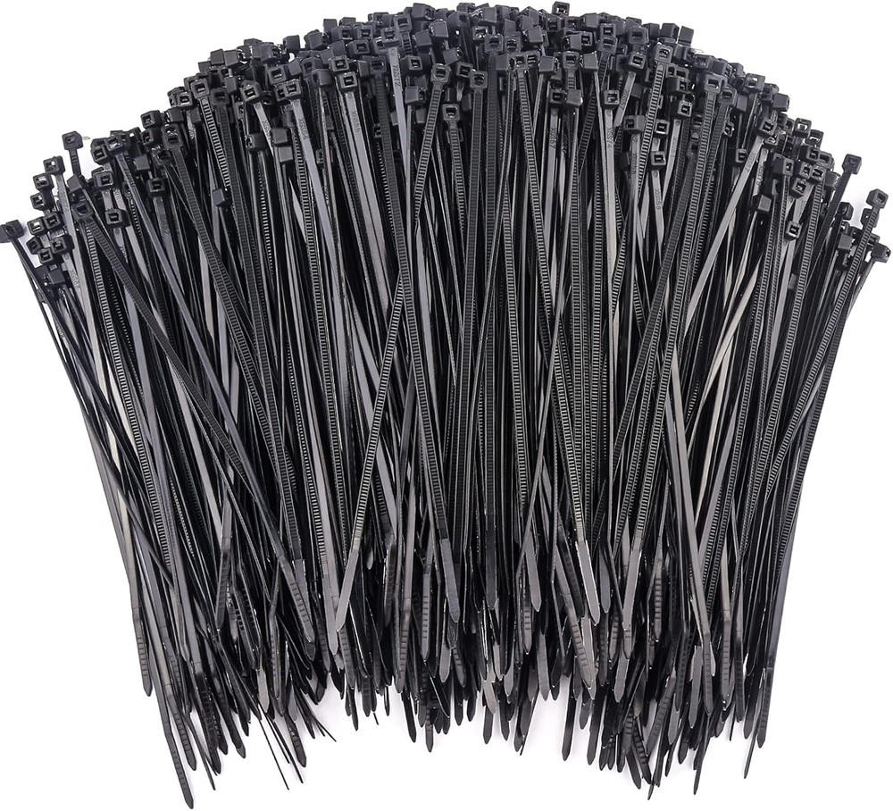 1000 Pcs Zip Ties, 6 Inch Self-Locking Nylon Cable Ties, Premium Heavy Duty