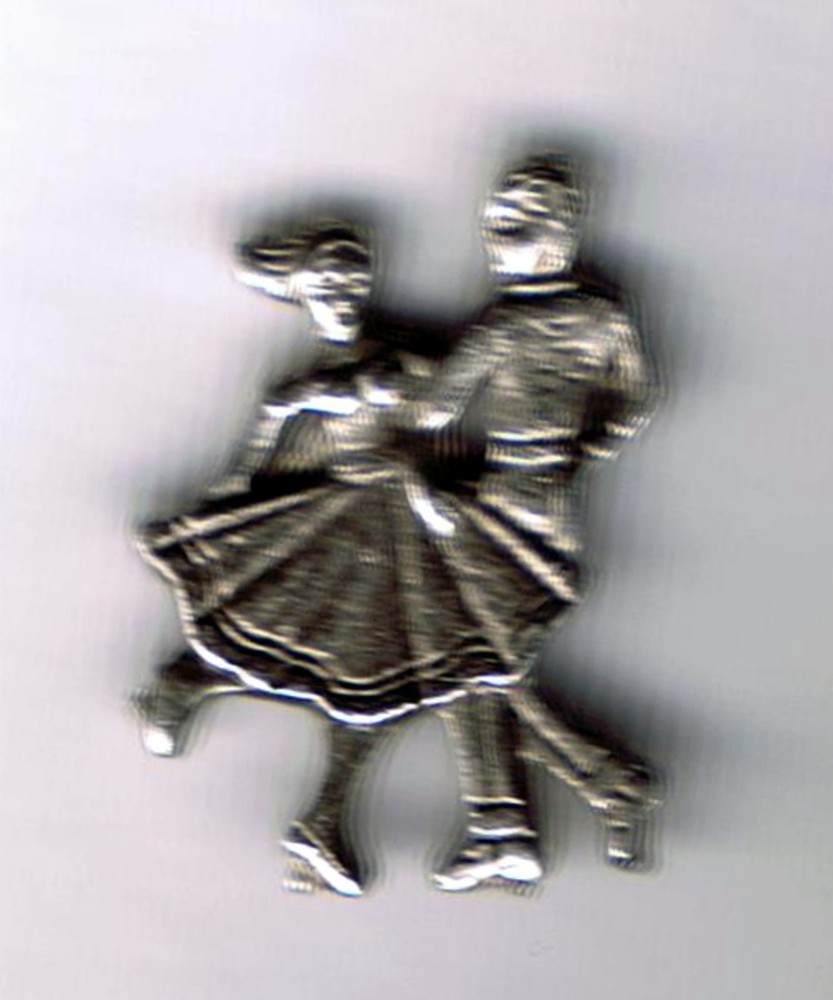 Square Dancing pin