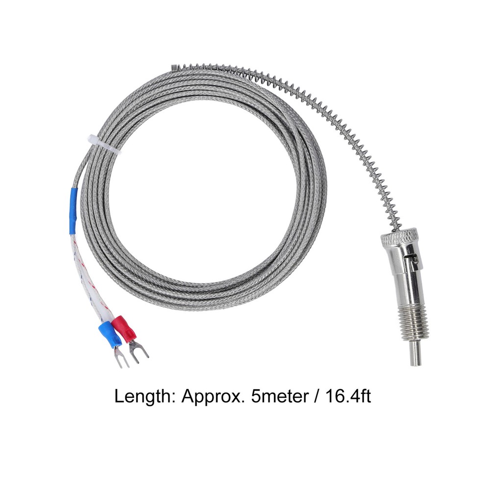 BERM K Type Thermocouple Compression Spring Temperature Gauge Sensor Probe 0 CST