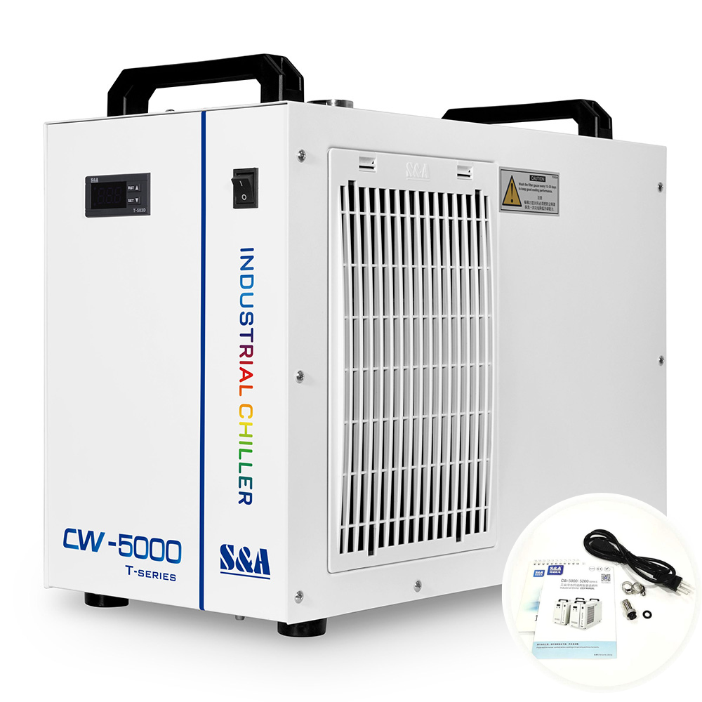 Genuine S&A CW-5000 DG 110V Water Chiller Cool 80W 100W CO2 Laser Tube US Stock