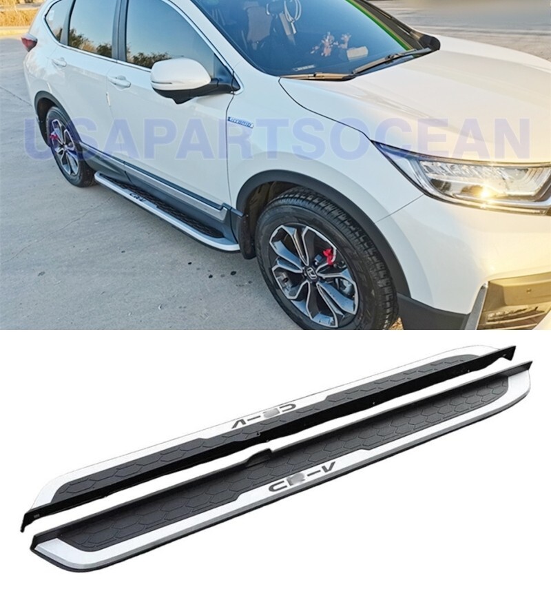 For 2017-2022 Honda CRV CR-V Fix Running Boards Side Steps bar Nerf Bars 2PCS