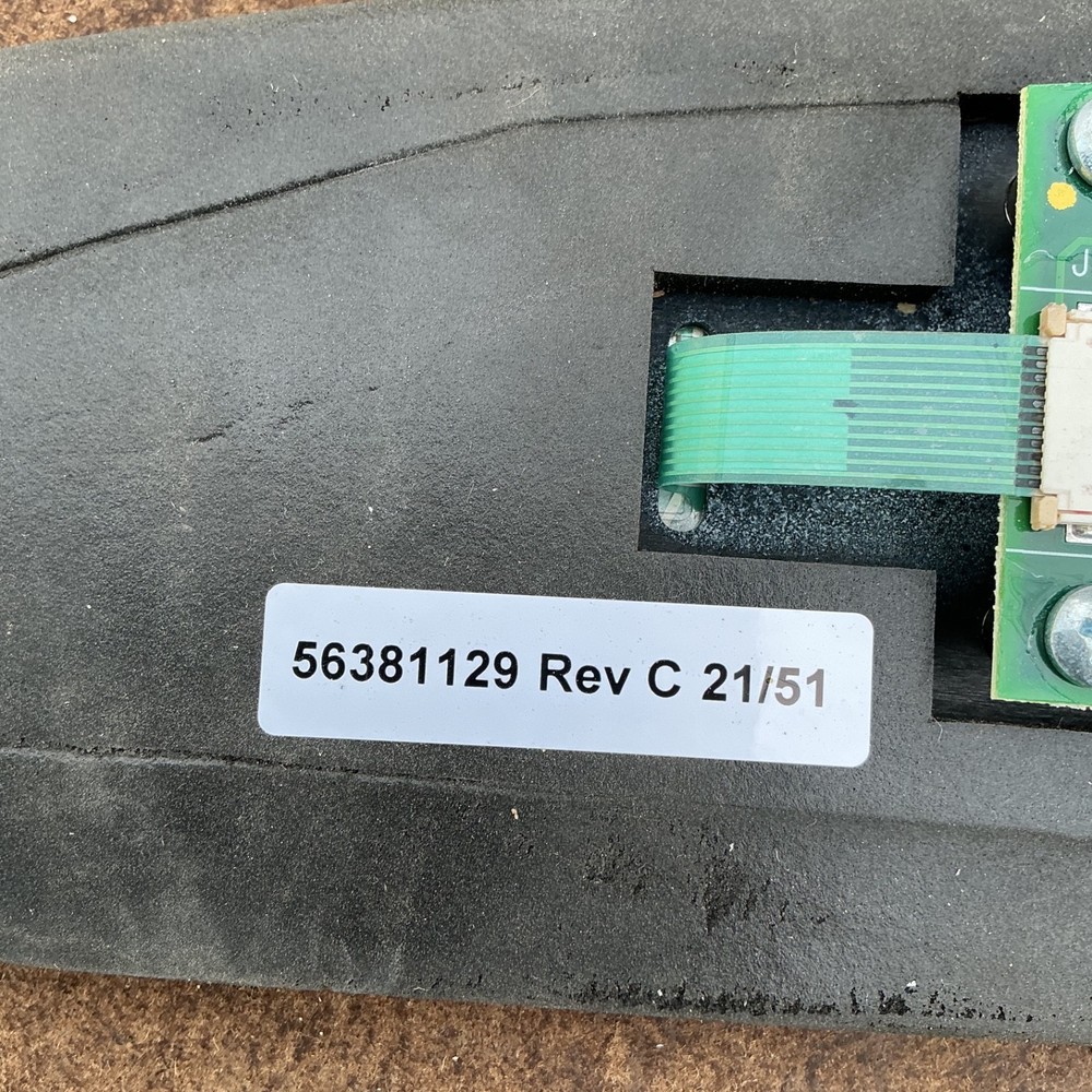 56381129 nilfisk-advance dashboard ,worked but protective screen was torn