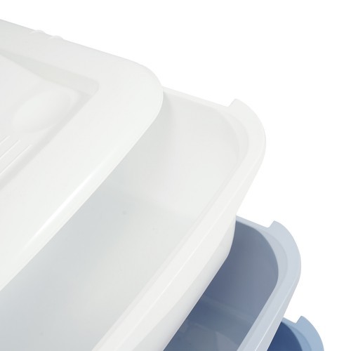 4-Tier Gradient Toy Organizer with Wheels - Durable & Stylish Storage Solution