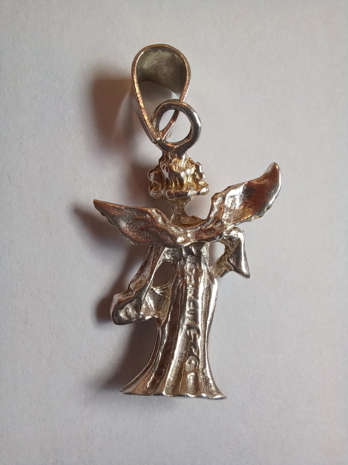 Antique Sterling Silver Angel Charm 4,81 grams