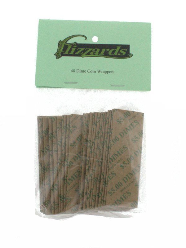 Dime Flat Coin Wrappers, 40 pack