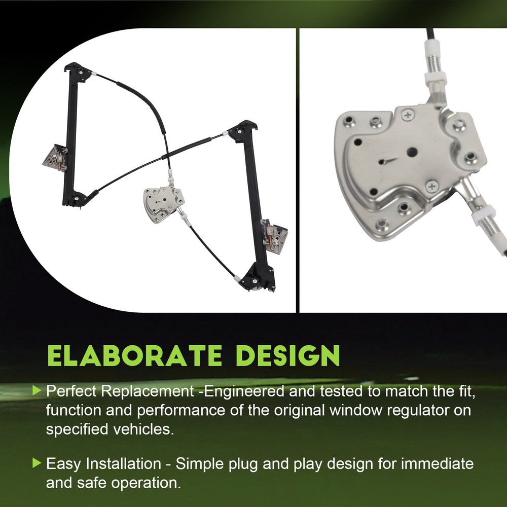 For 1997-2004 Porsche Boxster Window Regulator Front Left without Motor