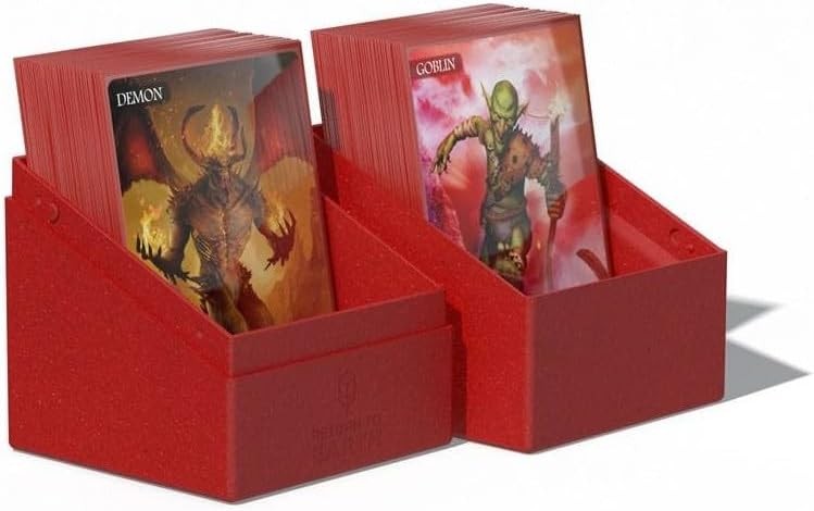 Ultimate Guard Return To Earth Boulder Deck Case 100+ Standard Size Red