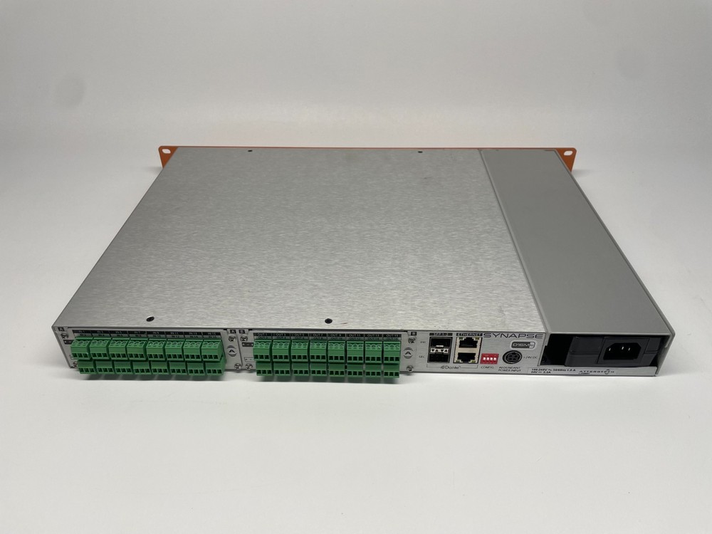 Q-SYS QSC Synapse D16MIO-NA Dante AES67 Networked Audio Interface (Attero Tech)
