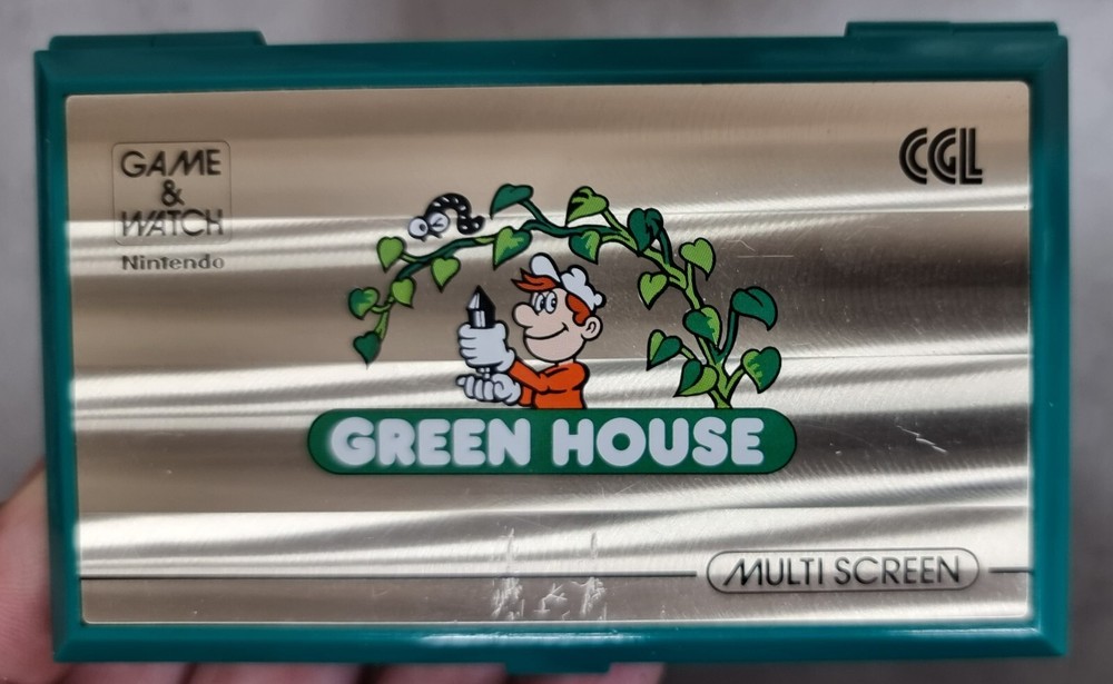 Nintendo Game & Whatch Green House Multi Screen