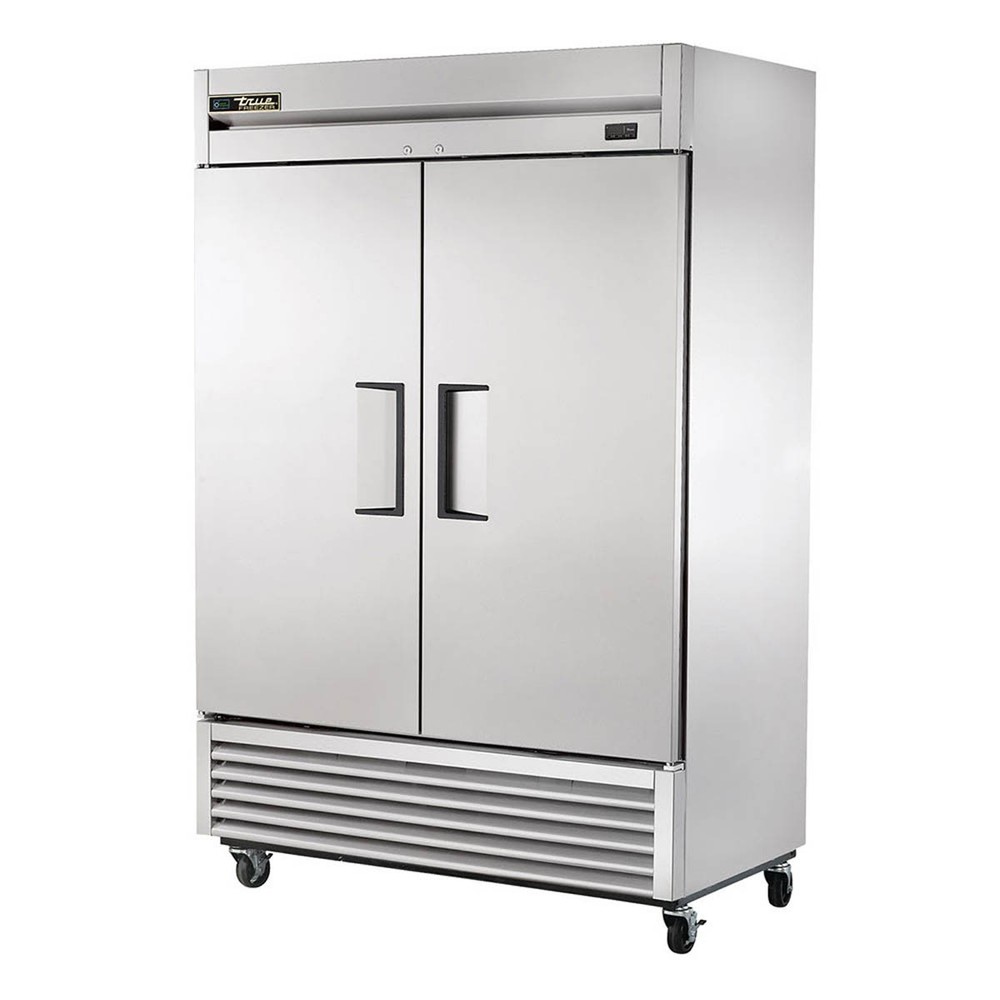 True T-49F-HC 54" 2-Solid Door Reach-In Freezer, Bottom Mounted, 49 cu. ft., ...