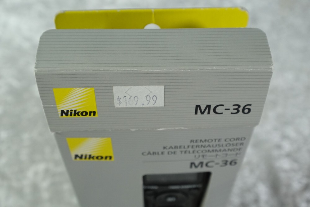 Nikon MC-36 Multi Function Remote Control Cord In Box With Manual