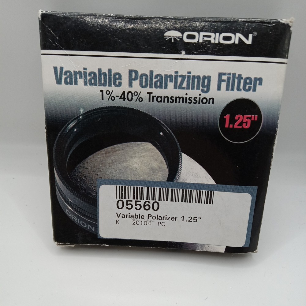 Orion 5560 1.25-Inch Variable Polarizing Filter
