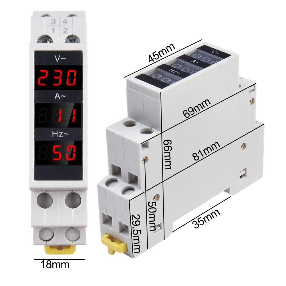Wide Availability Digital Voltmeter AC80500V for Machine Control