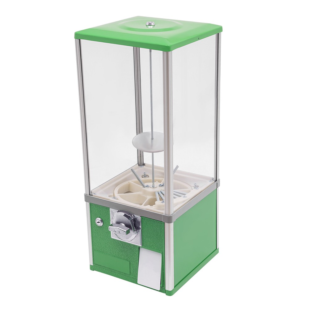 Rectangle Candy Machine Dispenser Machine Candy Vending Machine Gumball Ball NEW