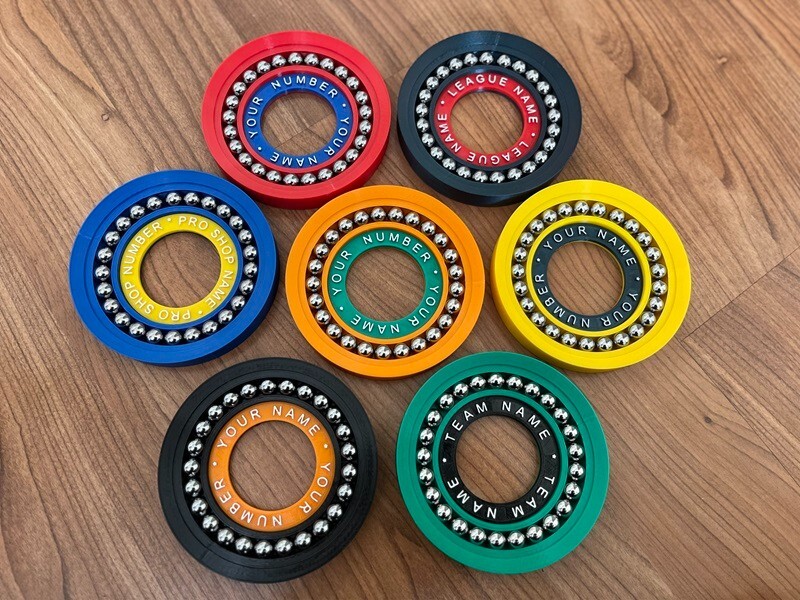 Bowling Ball Rotating Cup Stand 2.0 - Personalized