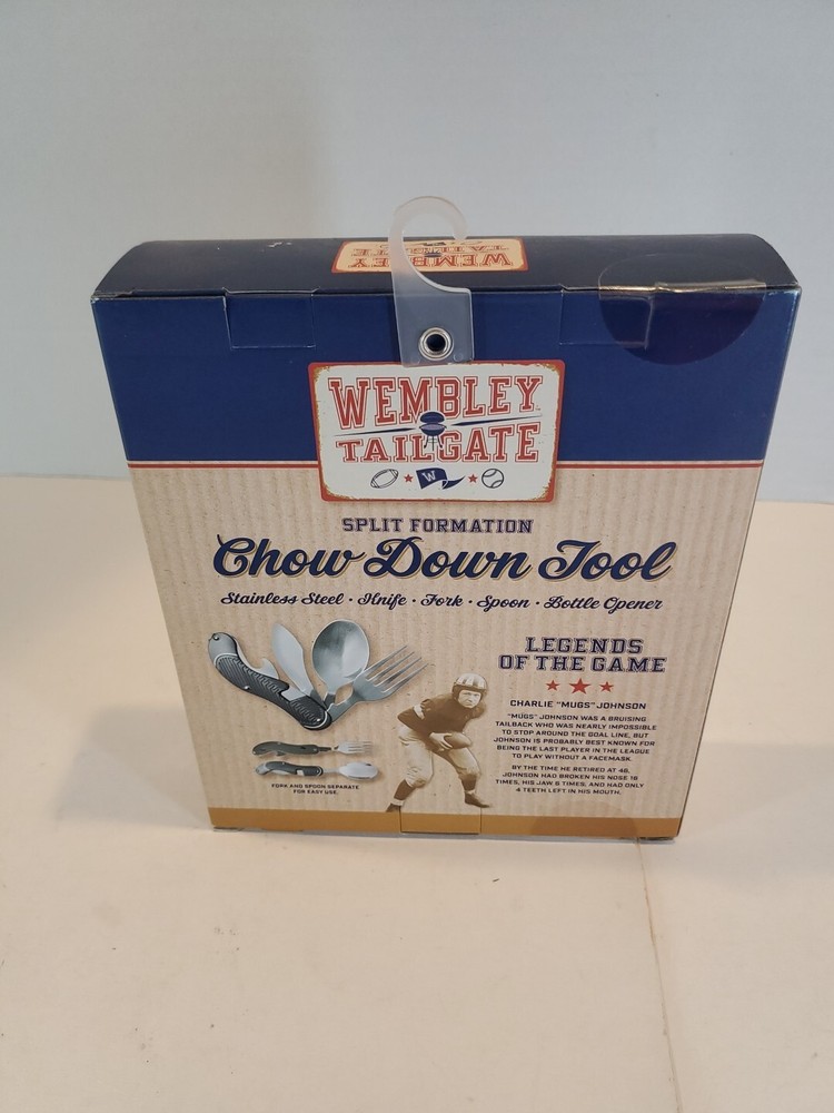 Wembley Tailgate Split Formation Chow Down Tool Fork/Knife/Spoon/Bottle Opener