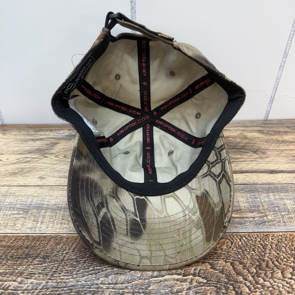 CAP - KRYPTEK HIGHLANDER CAMO TACTICAL FLAG HAT Q3 Technology Wicking Strapback