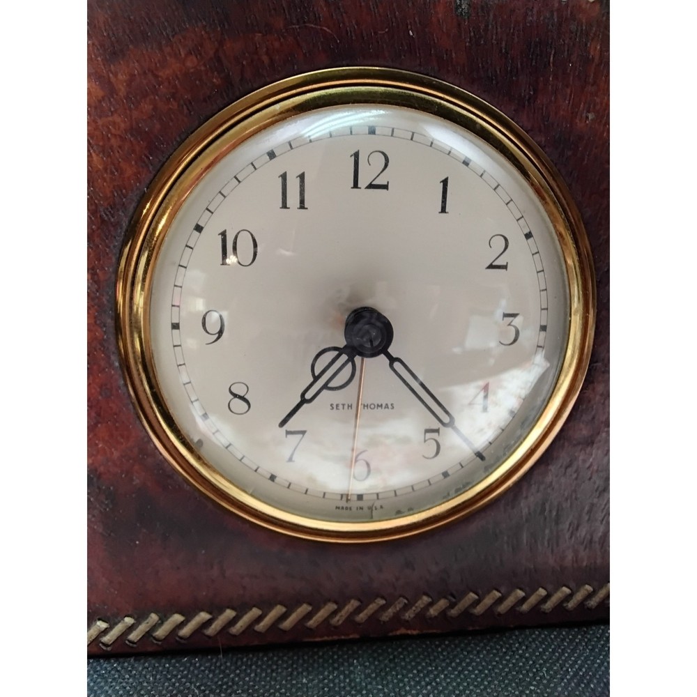 1940's Seth Thomas Desk Clock working Falcon model 3697