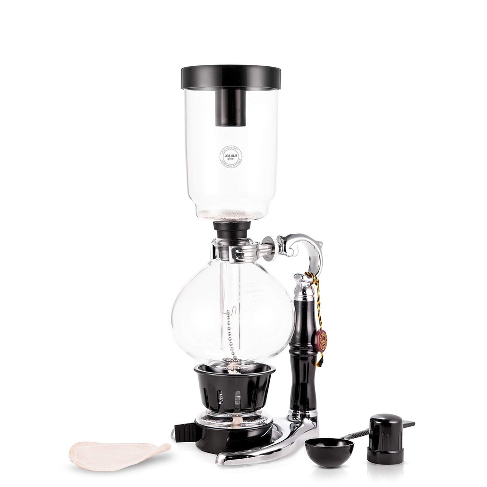 3 Cup Tabletop Siphon Gravity Coffee Maker with Alcohol Burner