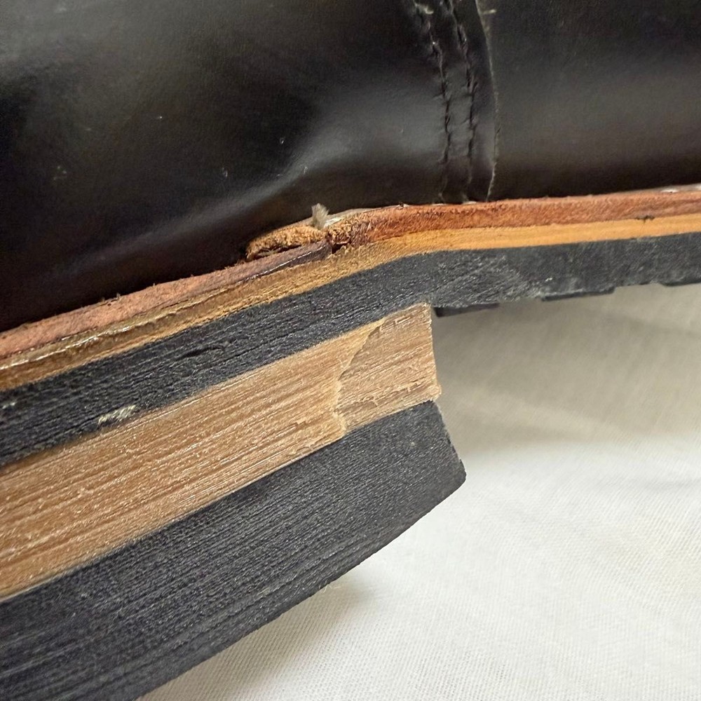 RedWIng Boots 2268 Leather Black Engineer Boots Size8D