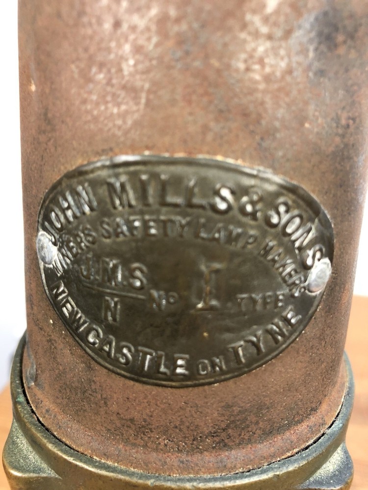John Mills & Sons Miners Lamp