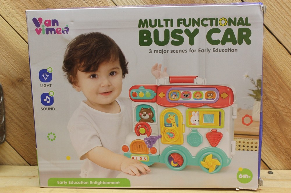 Multi Functional Busy Car. Early learning. New factory packaging.