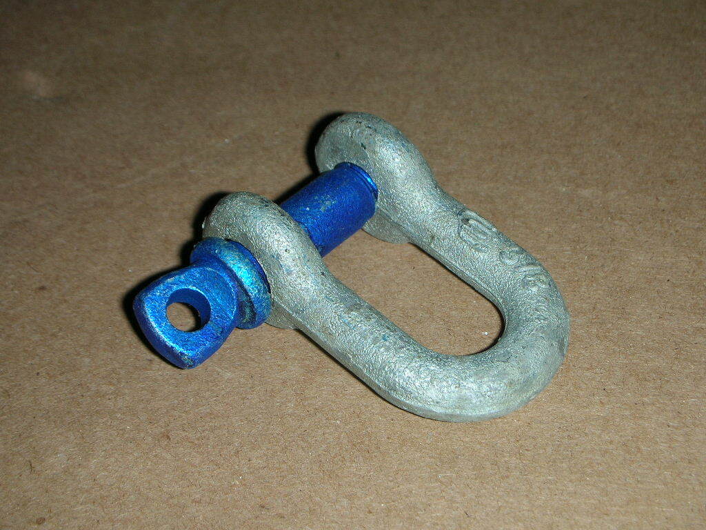 CAMPBELL Chain 5430635 543-0635 3/8In 1T 2000# Chain Shackle Clevis Galv USA!