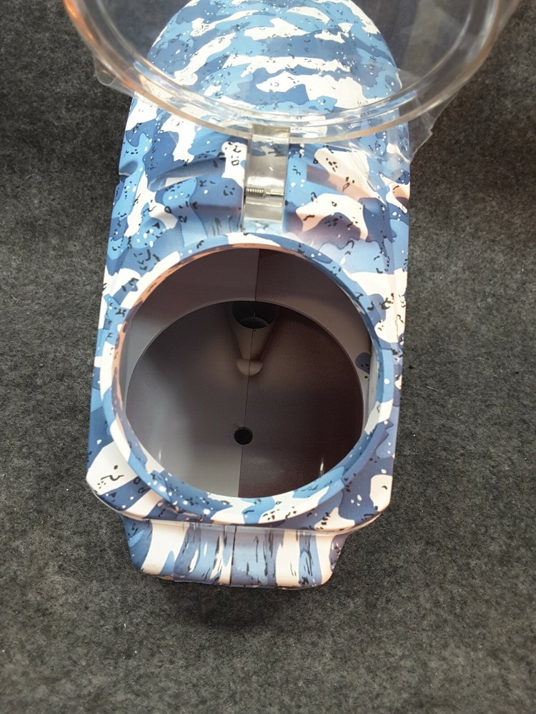 QUPB Paintball hopper loader HALO STYLE Shell Only Blue Custom