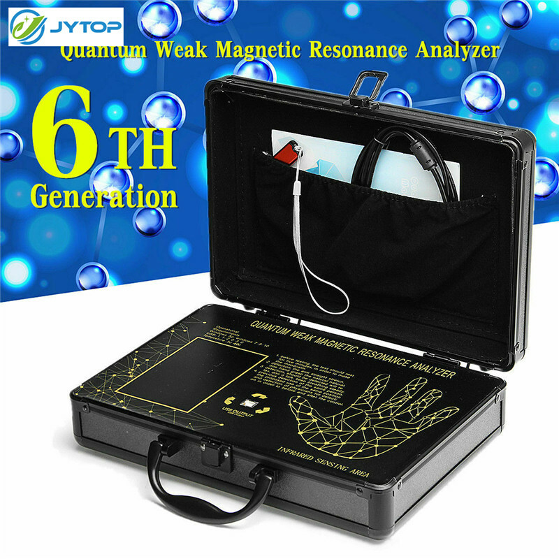 2025 Black 6th Generation Portable Quantum Magnetic Resonance Body Analyzer