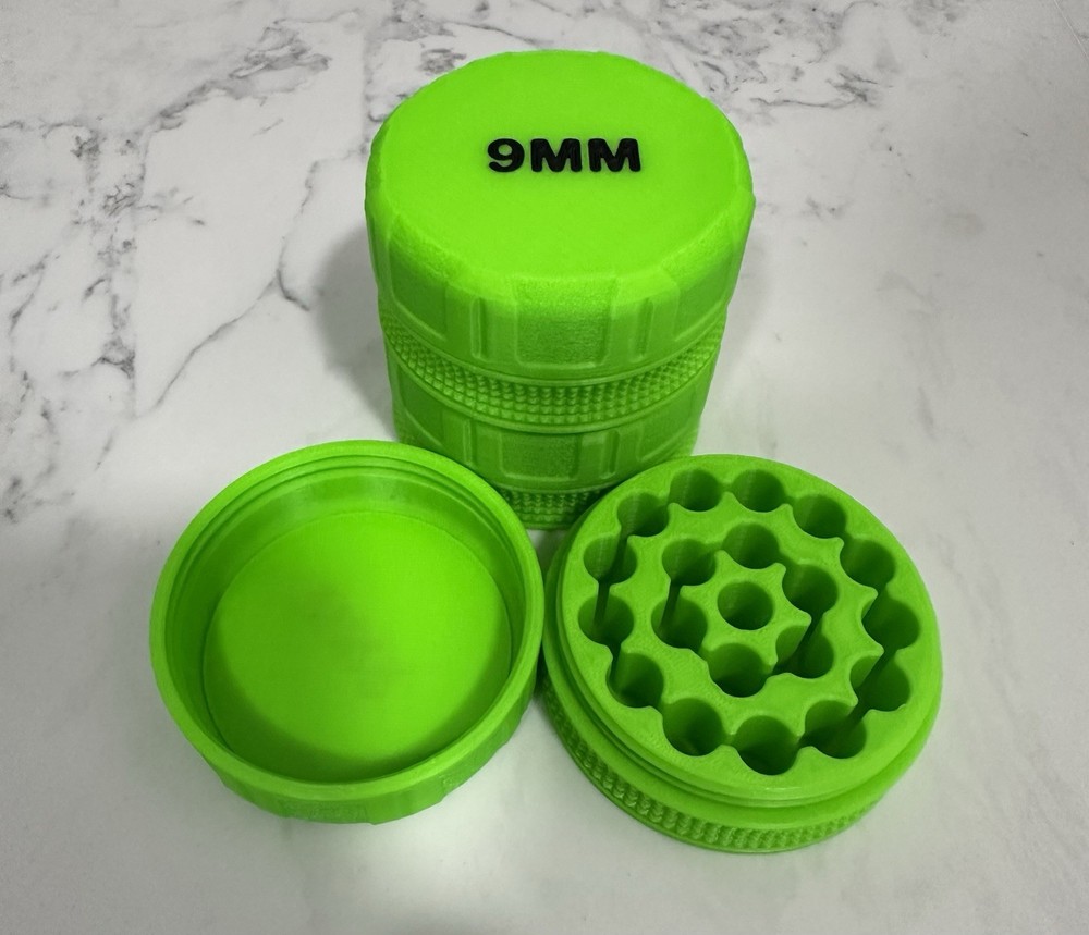 3 Pack of 9MM Ammo Puck – Compact, Stackable Storage for 20 Rounds