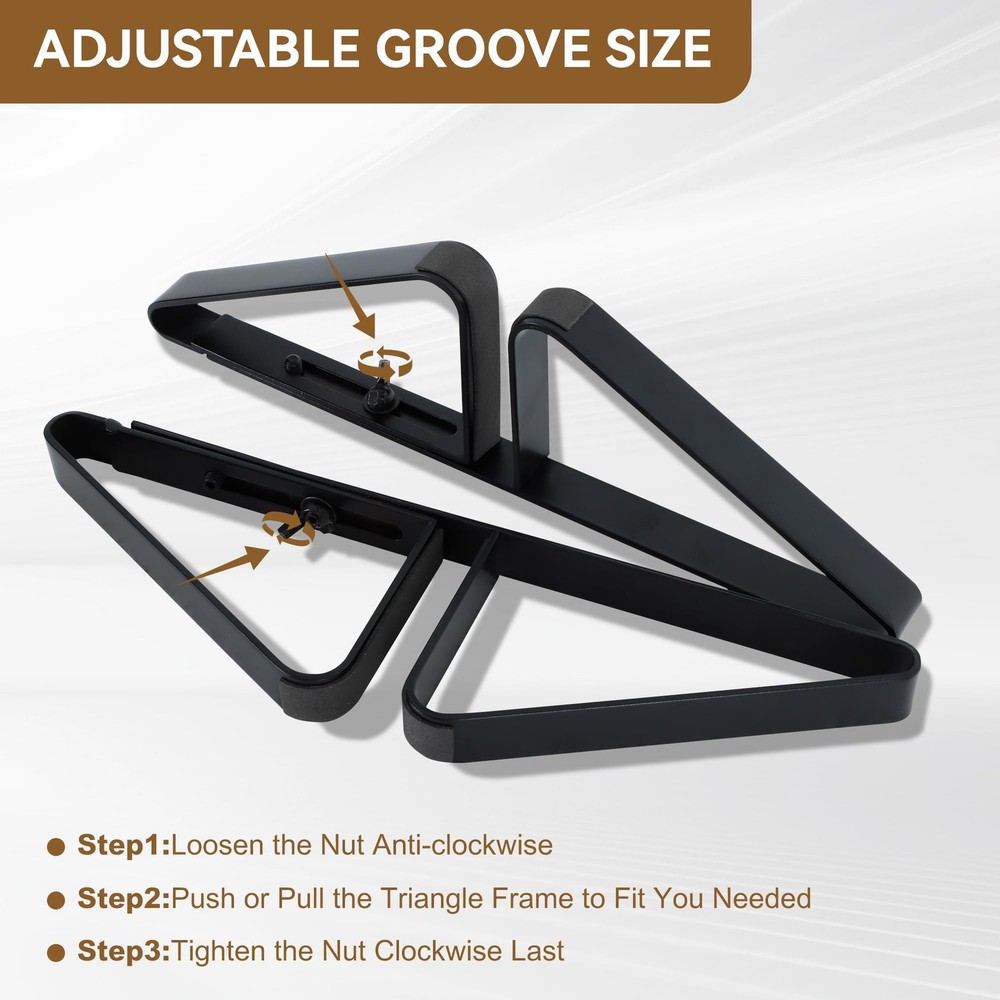 PUPETPO Support Feet for Pet Gate (Updated Version), Adjustable, Black